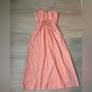 Reformation cosima linen dress